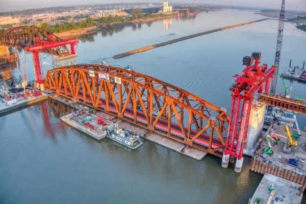 Merchants Bridge Reconstruction Project Reaches Major Milestone