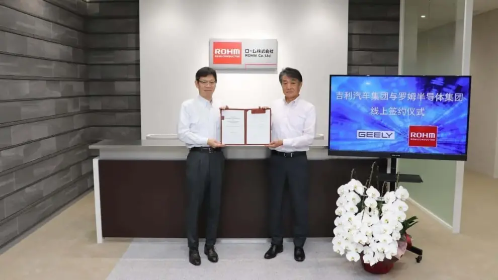 ROHM and Geely Automobile Group Form a Strategic Partnership Focused on SiC Power Devices