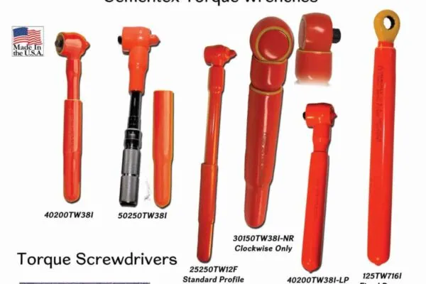 Cementex Highlights Double-Insulated Torque Wrenches and Screwdrivers for the  Power Generation and Distribution Industry