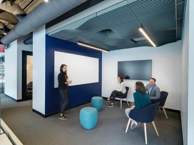 Valo Health Headquarters, 399 Boylston Street, Suite 505, Boston, MA | Growing and going public, biotech company reveals headquarters redesign, expansion (Dyer Brown)