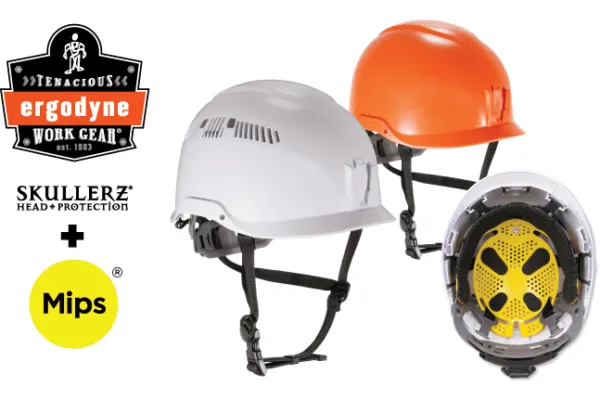 Ergodyne Provides Solution to Dangerous Angled Impacts with Launch of New Skullerz® Safety Helmets with Mips® Technology