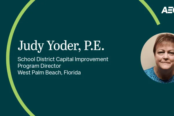 AECOM Welcomes Judy Yoder as Schools Capital Improvement Program Director