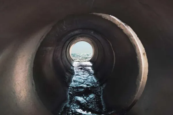 Sewage flows into the sea. Inside view of the pipe | WINT named to Fast Company’s first-ever list of the next big things in tech