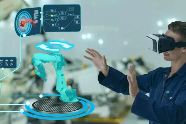 iot smart technology futuristic in industry 4.0 concept, engineer use augmented mixed virtual reality to education and training, repairs and maintenance, sales, product and site design, and more. | The Autonomous Site of the Future is Closer than We Realize; the Time to Embrace it is Now