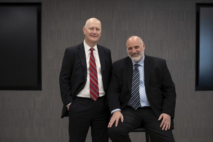 John C. Deerkoski (left) has joined Sam Summerville as co-leader of Thornton Tomasetti’s Transportation practice. Photo Credit Bess Adler-Thornton Tomasetti