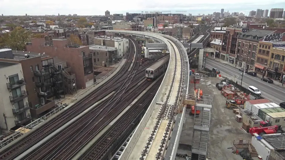 Chicago’s Red and Purple Modernization Program reaches major milestone with completion of critical rail bypass