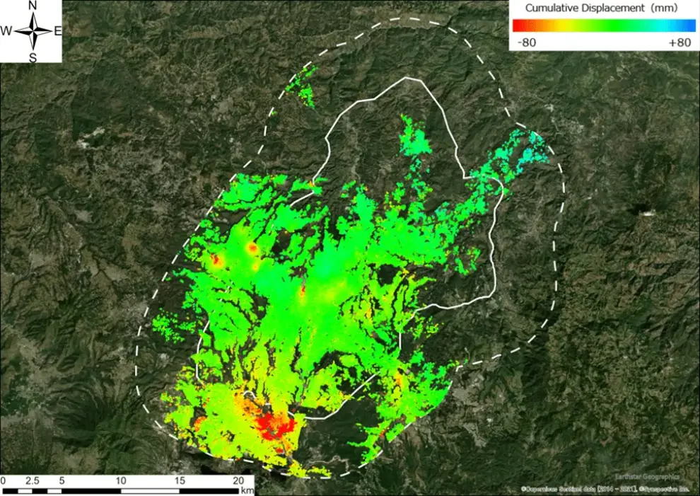 JICA and Synspective detect new risks in Guatemala using SAR satellite data The development of a disaster prevention management system makes progress