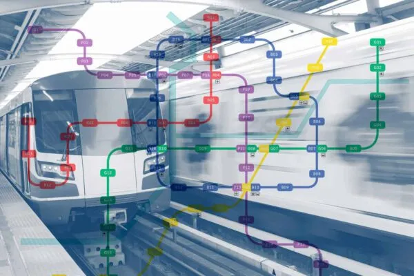 multi exposure background of metro system map and metro high speed train . concept of metro system engineering infrastucture | Industry Survey Illustrates Frustrations Transit Agencies Have with Providers of Transit Prioritization Technology