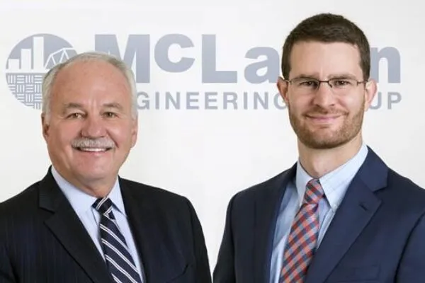 (left) Malcolm McLaren, PE and new Chief Executive Officer (right) Jeremy Billig, PE | McLaren Engineering Group Announces CEO Transition