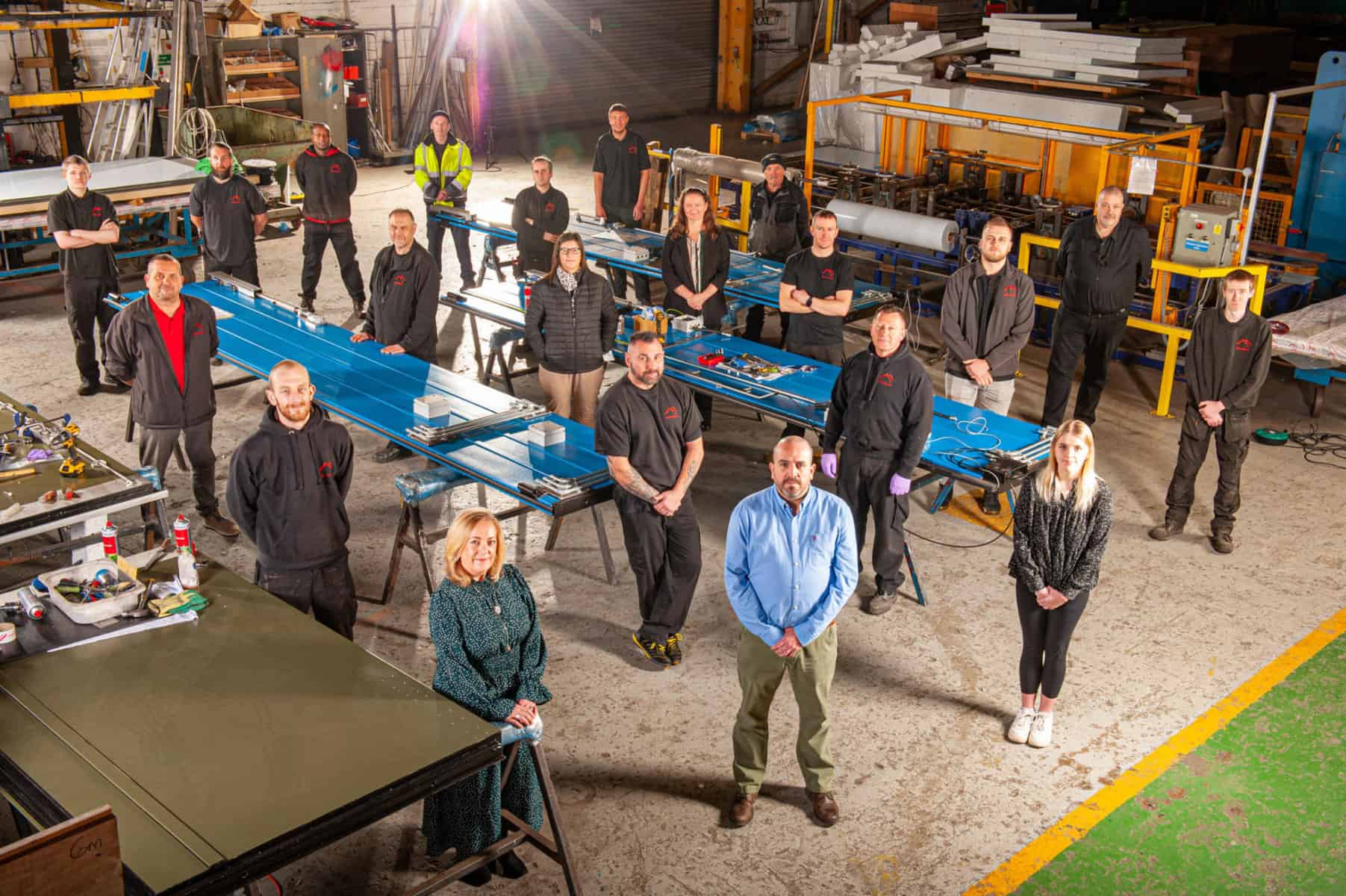 Rhino Doors works night shift due to increased demand