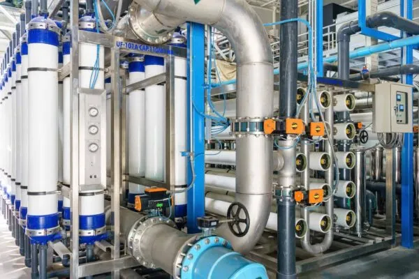 Reverse osmosis system for water drinking plant. | 120Water Achieves 509% Customer Growth in 2021 as LCRR Compliance Deadlines Loom
