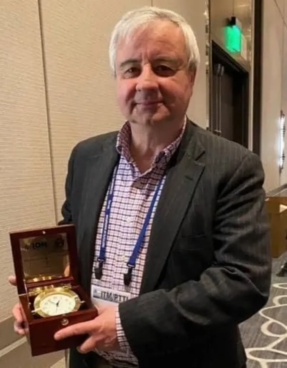 Orolia’s John Fischer Receives the Institute of Navigation’s 2022 Distinguished PTTI Service Award