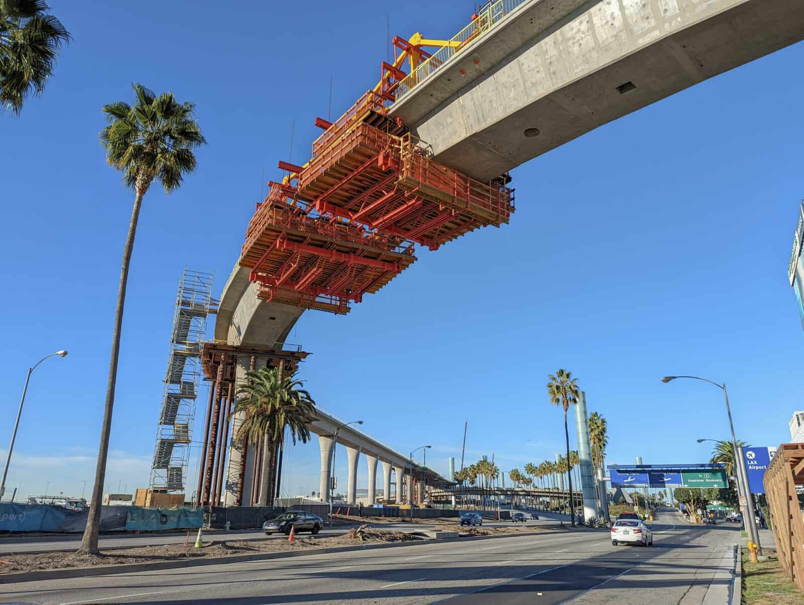 LAX Automated People Mover Los Angeles CA Civil Structural