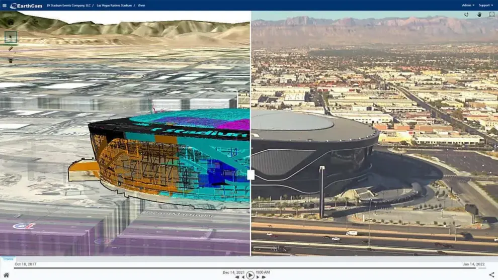 EarthCam 4D Brings Construction Digital Twins to Life
