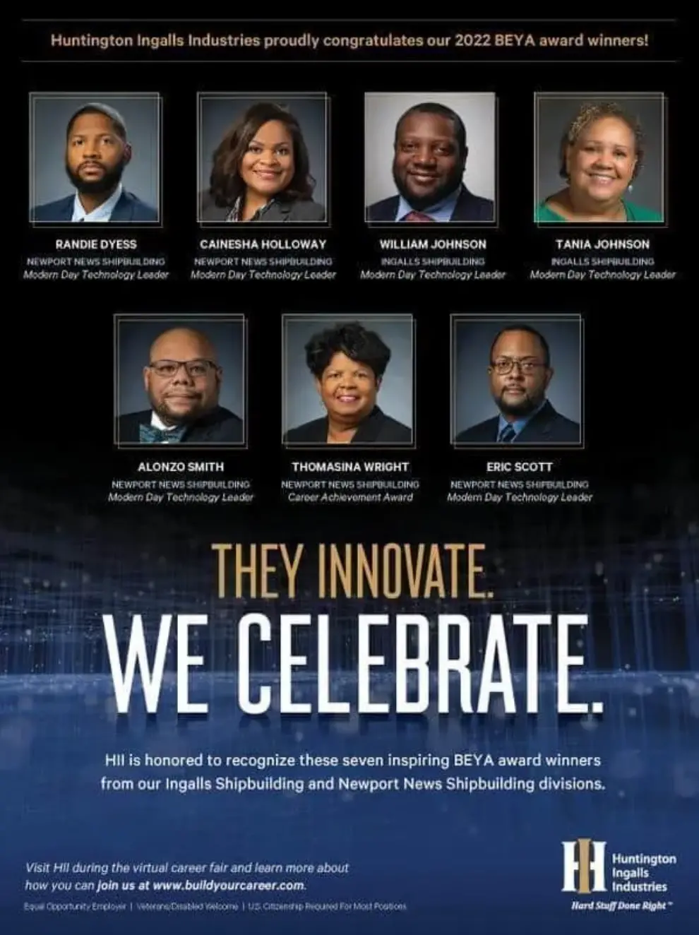 HII Employees Honored at 36th Annual Black Engineer of the Year Award STEM Conference