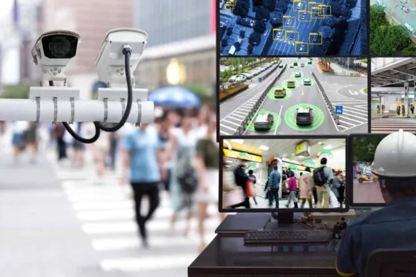 Machine Learning analytics identify person technology in smart city , Artificial intelligence ,Big data , iot concept. Engineer monitoring cctv , security camera and face recognition people  traffic. | Wejo Drives Future Of Smart Mobility With Launch of Real-Time Traffic Intelligence Solution