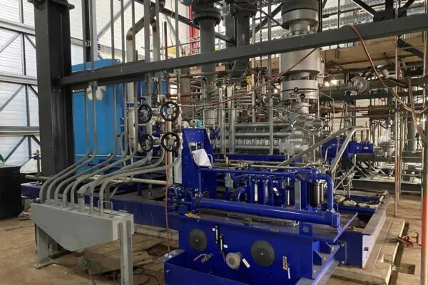 Site installation of Sulzer feedwater pump | The perfect combination