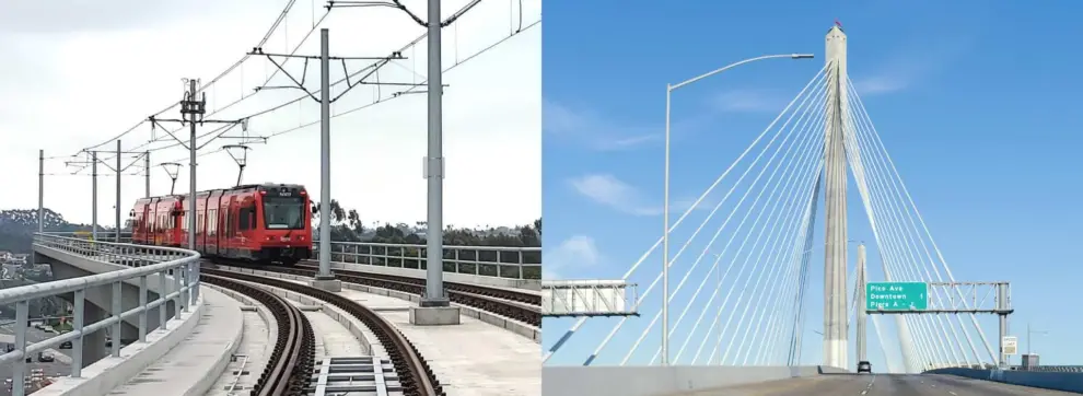 ACEC Honors Mid-Coast Trolley Blue Line, International Gateway Bridge