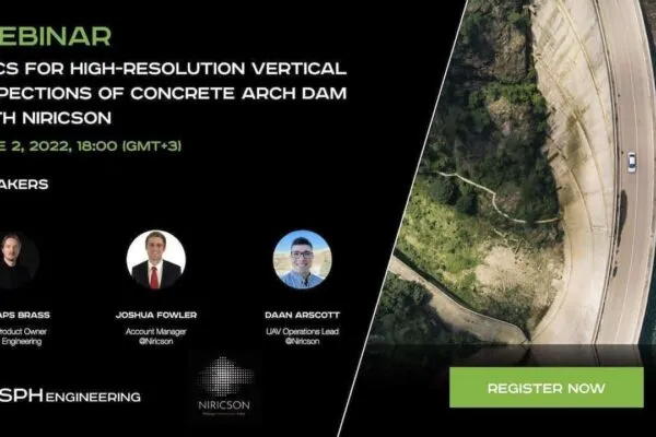 UgCS for High-Resolution vertical inspections of concrete arch dam with Niricson – WEBINAR
