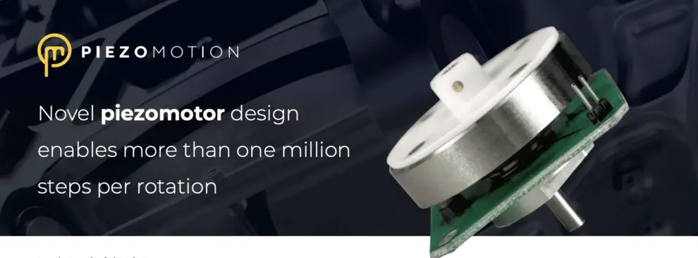 Piezo Motion Launches High-Precision, Standing Wave-Type Line of Motors Ahead of the Energy, Drone & Robotics Summit