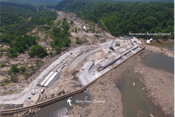 Dam Modification Project Spawning New Whitewater Park on the Catawba River