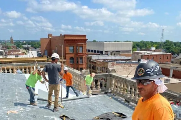 Western Specialty Contractors Replaces Leaking Roof on Bloomington, IL McLean County Museum of History, Helps Save Historic Relics