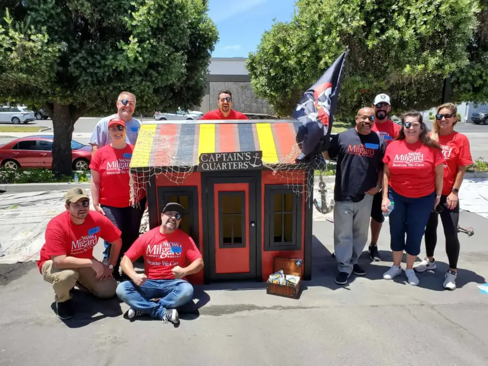 MI Charitable Foundation builds playhouses for military families in Simi Valley