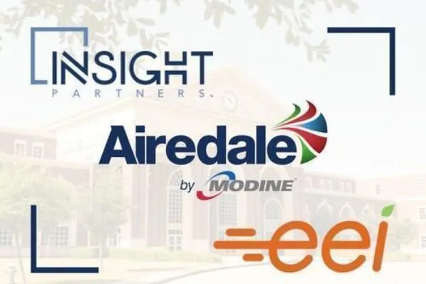 Modine Manufacturing Company is partnering with Insight Partners and Engineered Equipment (EEI) to expand access to the Airedale product line in the Carolinas and Oklahoma markets. | MODINE ANNOUNCES PARTNERSHIPS WITH INSIGHT PARTNERS, EEI