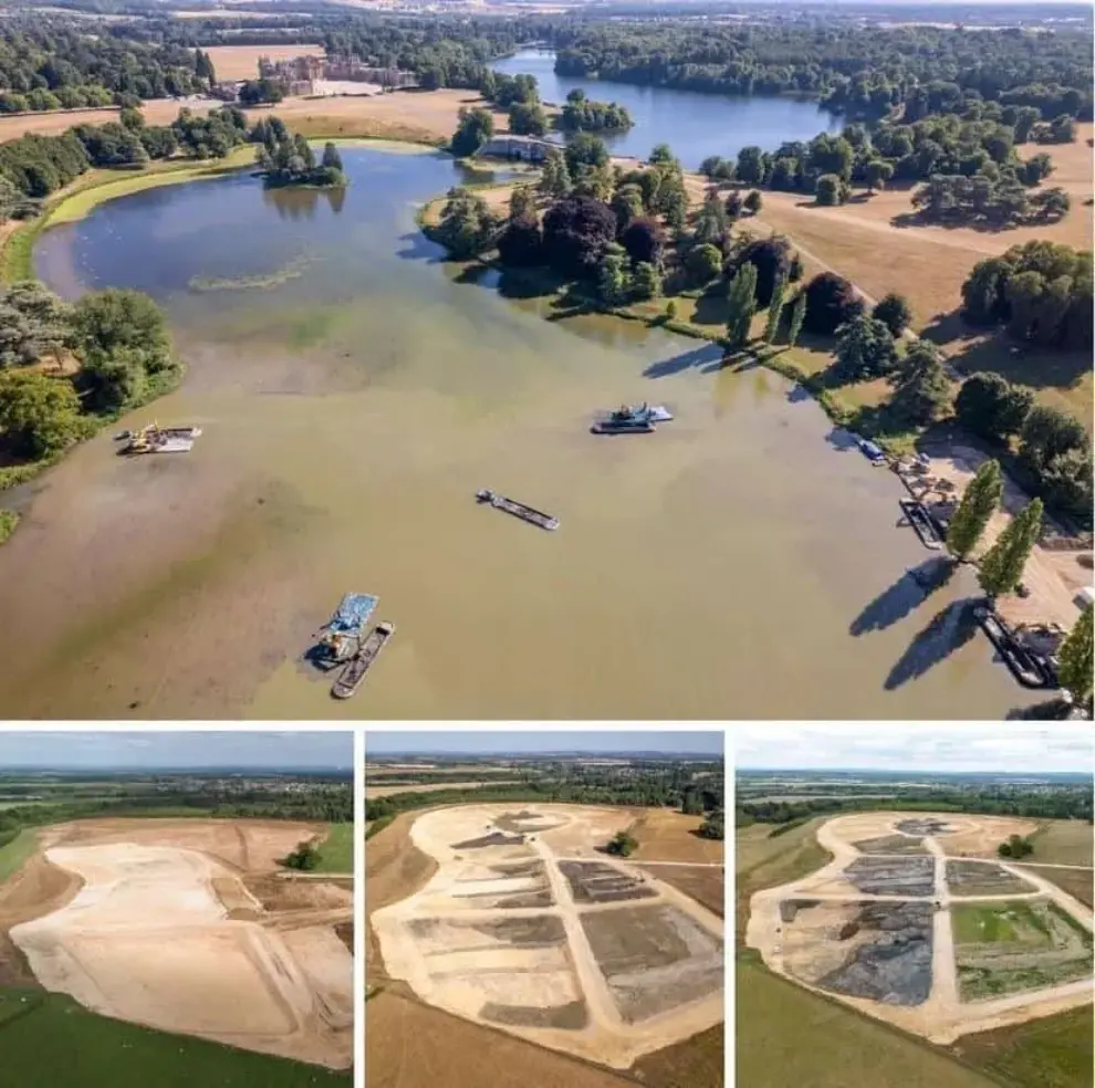 LAND & WATER REACH IMPORTANT MILESTONE DURING RESTORATION WORKS AT BLENHEIM PALACE