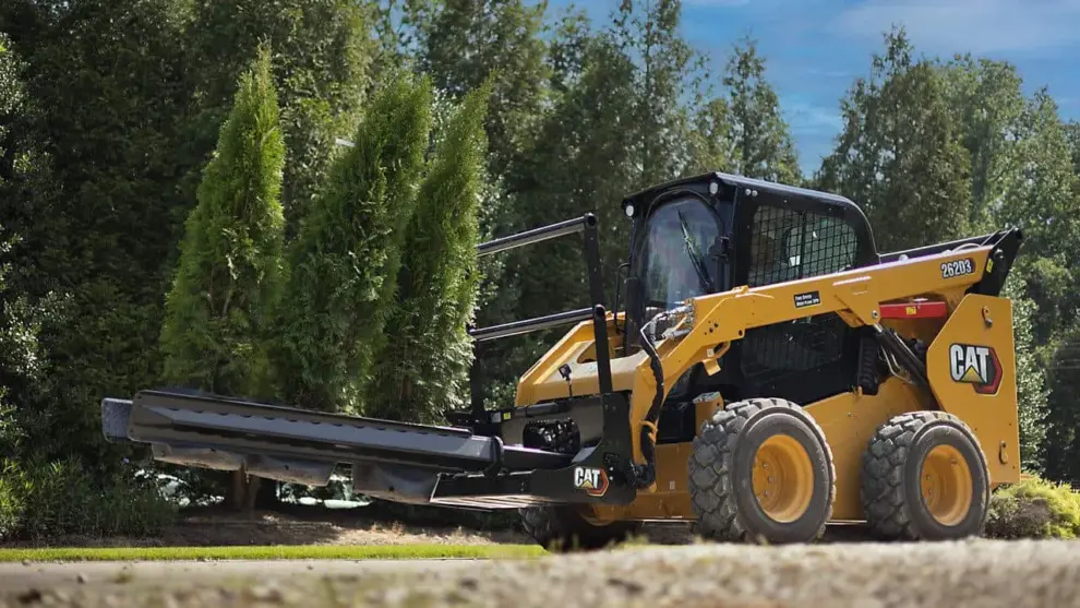 Caterpillar launches five new nursery and landscape attachments for Cat® Skid Steer Loaders, Compact Track Loaders and Compact Wheel Loaders