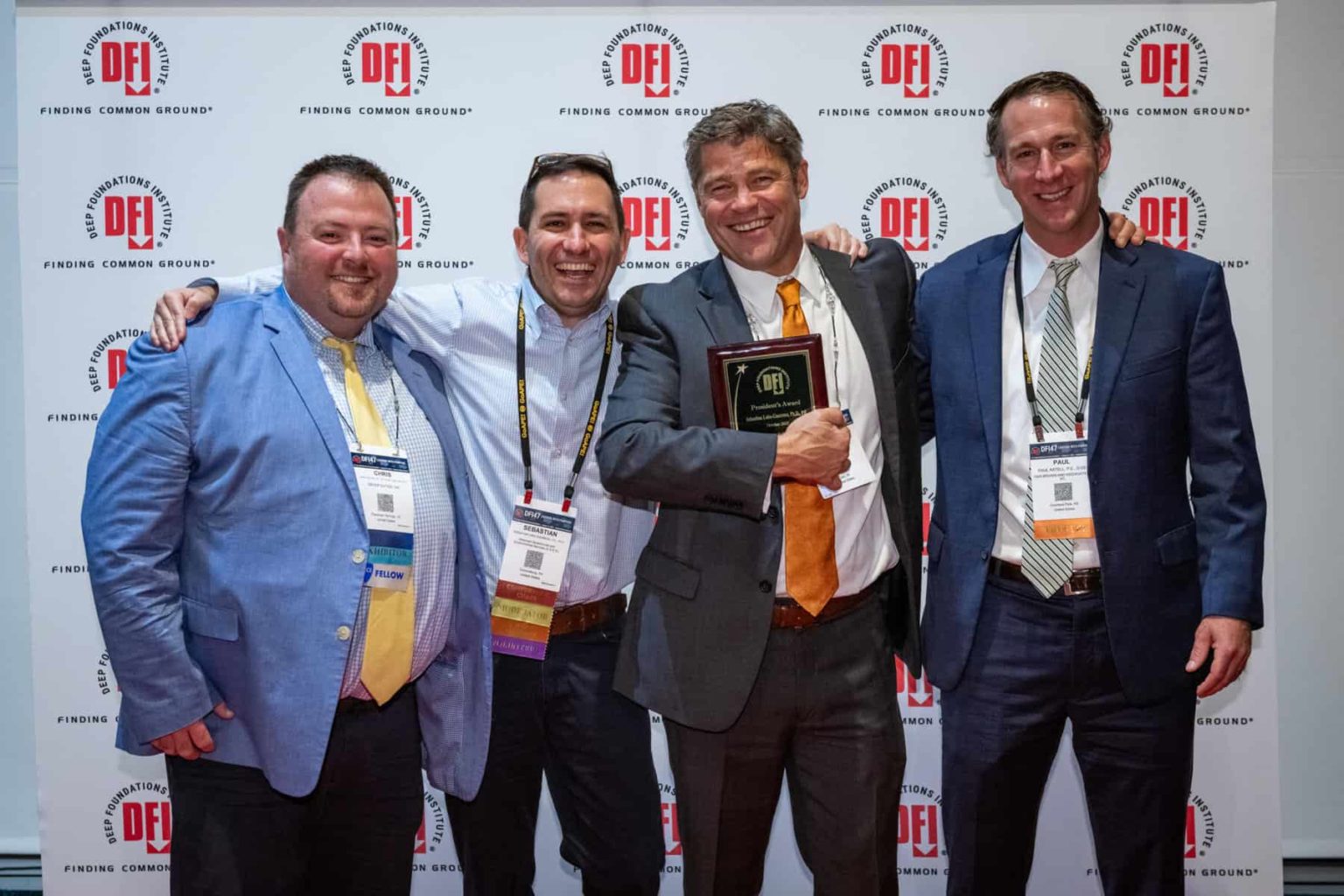 President’s Awards Presented at DFI Annual Conference Civil