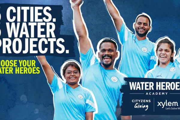 Manchester City And Xylem Call On Football Fans To Vote For Young Water Heroes Tackling Global Water Issues