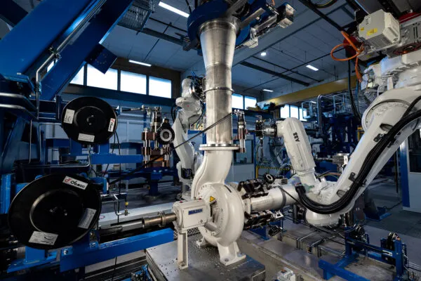 The automated facilities have been designed to deliver fast and efficient workflows | Sulzer inaugurates highly automated and digitized pump production line and logistics center in Kotka, Finland