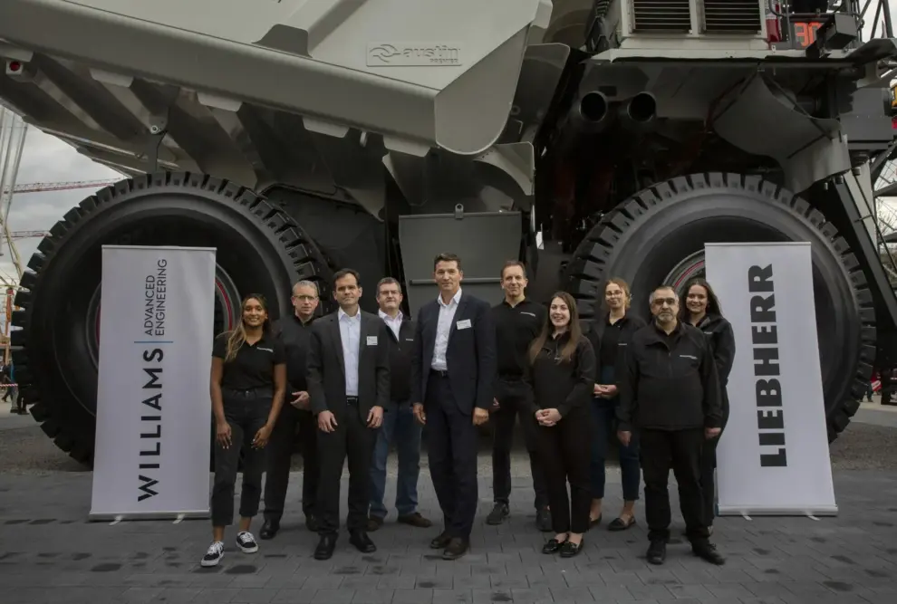 WILLIAMS ADVANCED ENGINEERING (WAE) AND LIEBHERR PAY TRIBUTE TO THEIR JOINT ZERO EMISSIONS WORK AT BAUMA 2022