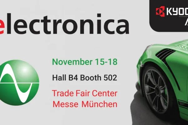 KYOCERA AVX IS EXHIBITING AT ELECTRONICA 2022