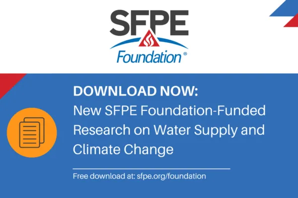 Download New SFPE Foundation-Funded Research on Water Supply and Climate Change