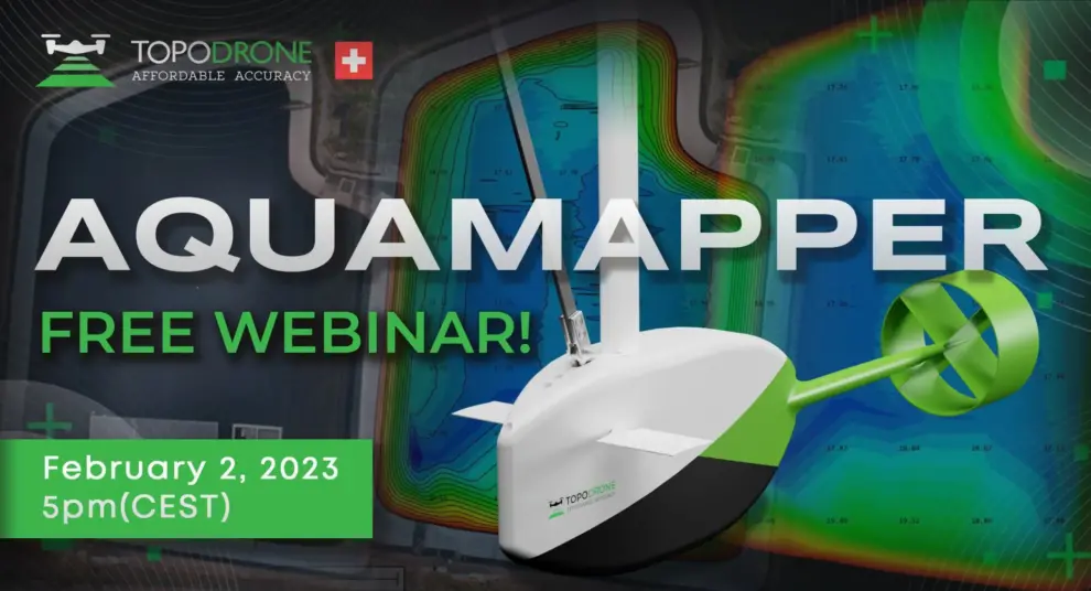 Upcoming Webinar: TOPODRONE LiDAR and bathymetric solutions to perform reservoir characterization & modeling