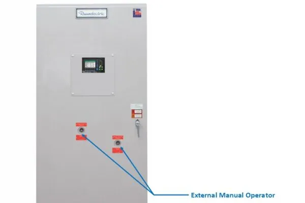 Russelectric, A Siemens Business, Highlights the External Manual Operator (E.M.O.) on Automatic Transfer Switches