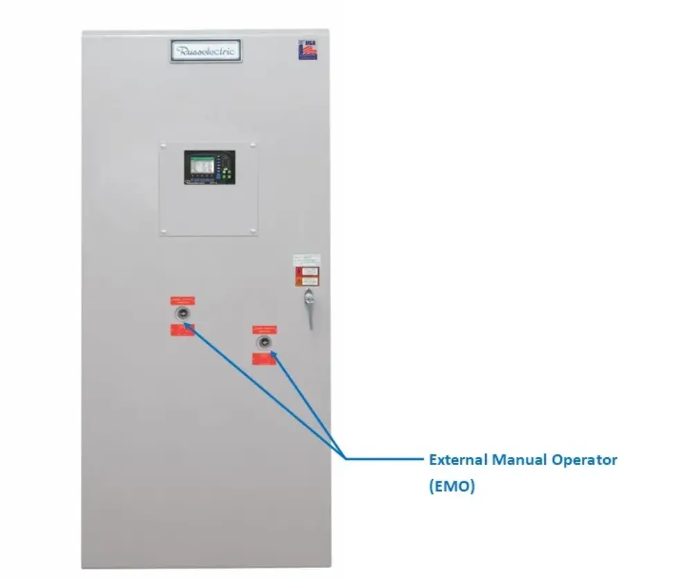 Russelectric, A Siemens Business, Highlights the External Manual Operator (E.M.O.) on Automatic Transfer Switches
