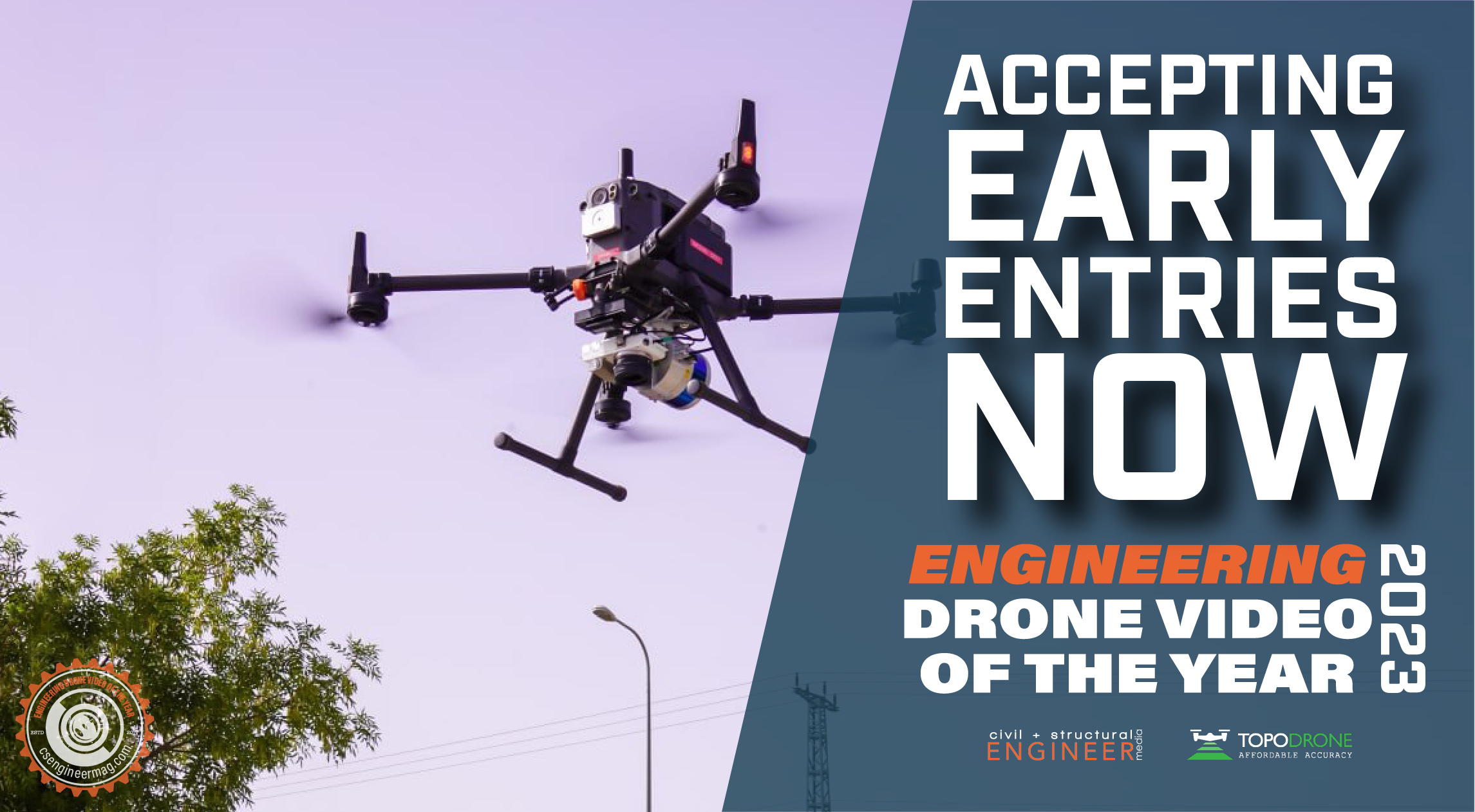 Modig Had Procent TOPODRONE supports Engineering Drone Video Contest of the Year 2023 - Civil  + Structural Engineer magazine