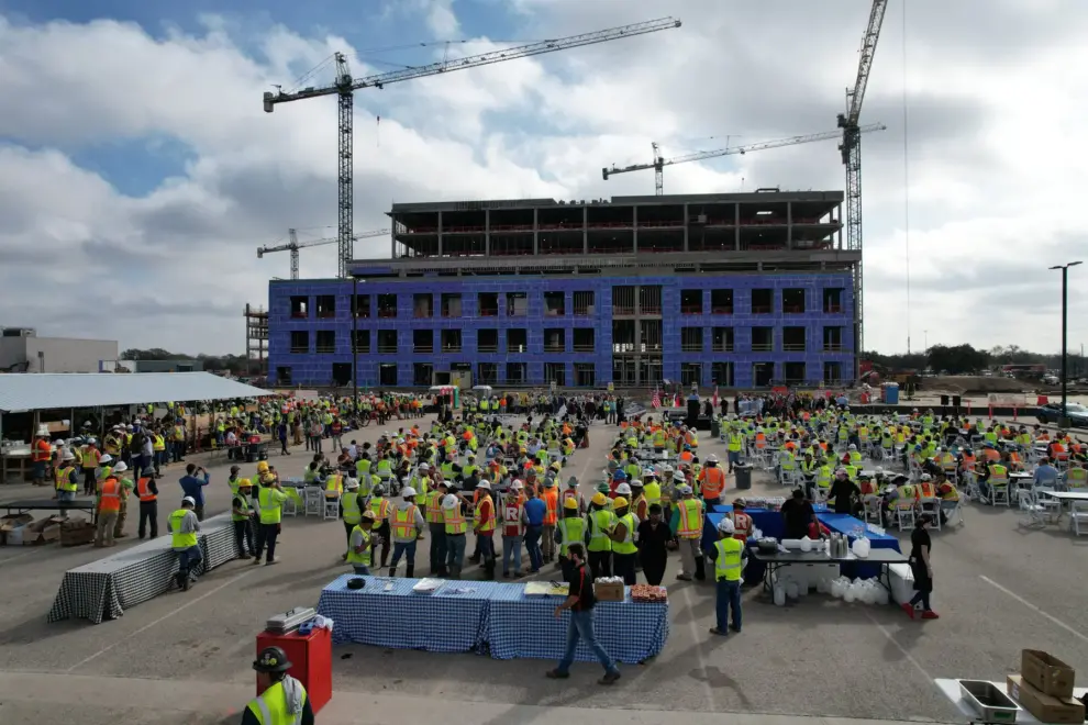 McCarthy Tops Out Houston Methodist Cypress Hospital Campus