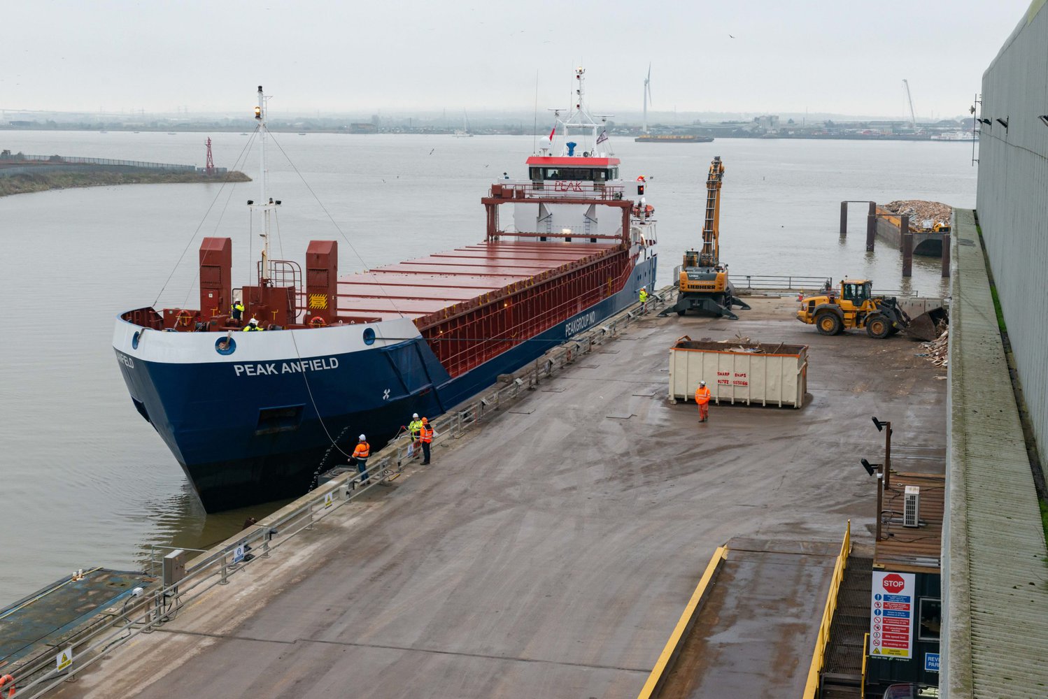 LAND & WATER COASTER VESSELS AT COLDHARBOUR JETTY AS PART