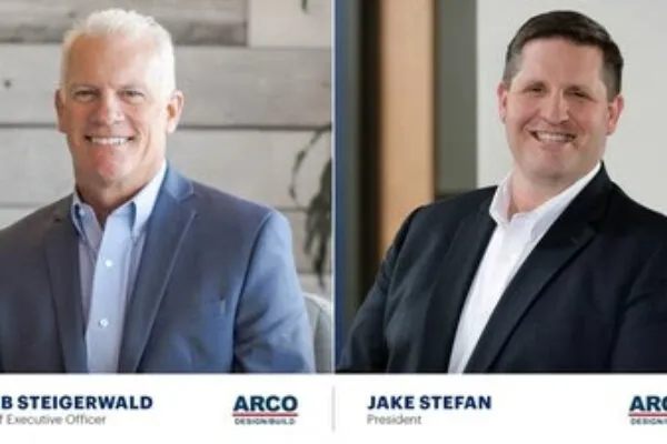 ARCO Design/Build Announces Leadership Transition of Rick Schultze and New Leaders Rob Steigerwald, CEO and Jake Stefan, President