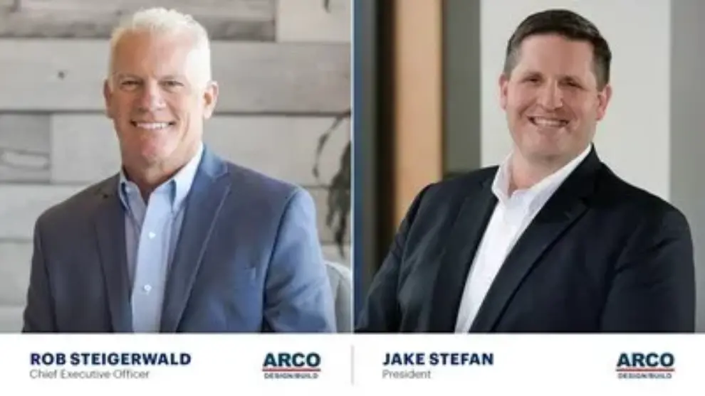 <strong>ARCO Design/Build Announces Leadership Transition of Rick Schultze and New Leaders Rob Steigerwald, CEO and Jake Stefan, President</strong>