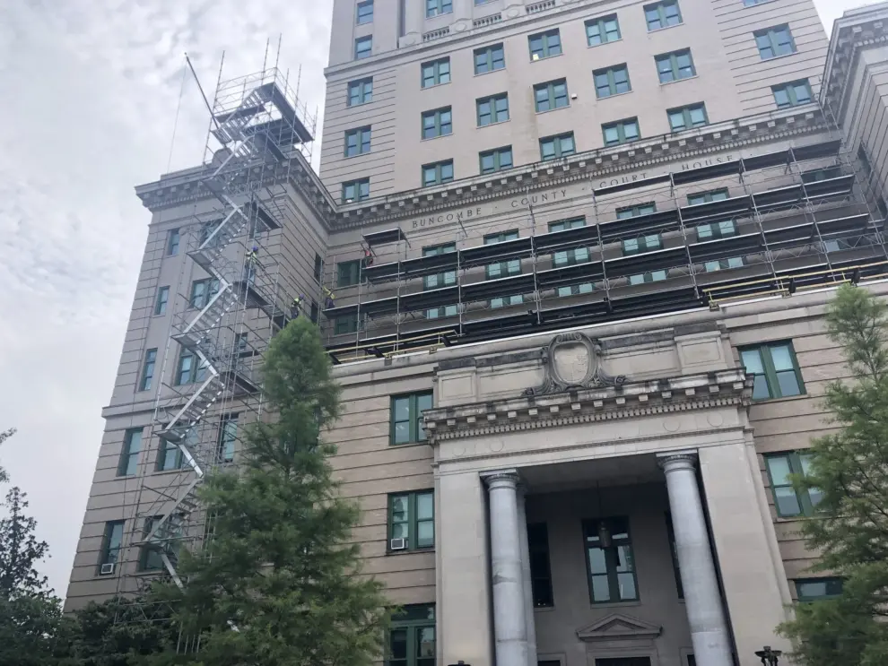 Western Specialty Contractors Charlotte Branch Restores Historic Buncombe County Courthouse Facade