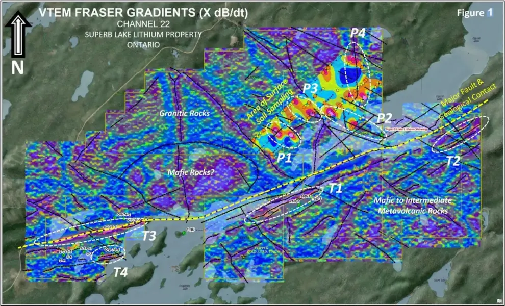 Medaro’s Airborne Survey Identifies More Lithium Exploration Targets at the Superb Lake Property, Ontario