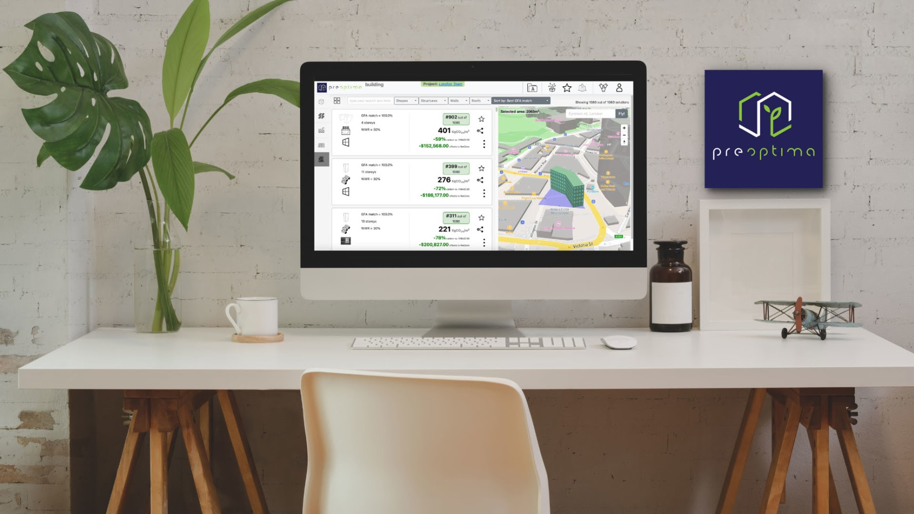 Nemetschek Group invests in the start-up Preoptima, a carbon hub for the built environment (c) Preoptima | Nemetschek Group Invests in Startup Preoptima to Drive Sustainability in the Construction Industry