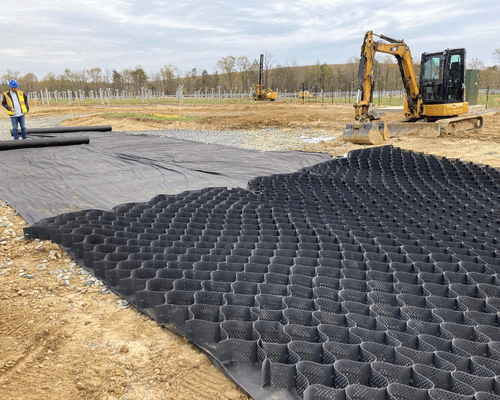 Geocell Technology Proves Effective in Solving Soil Stabilization Challenges for Solar Farms on Underutilized Lands