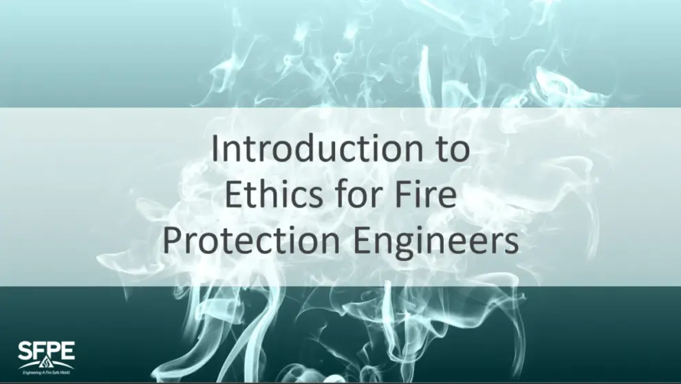 <strong>SFPE Announces New Course on Ethics for Fire Protection Engineers</strong>