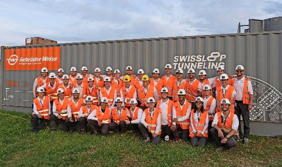 Proud of a top position and an award in the Hyperloop competition: The Swissloop Tunneling team from ETH Zurich, sponsored by Gebrüder Weiss (Source: Eugenio Valli) | Swiss Hyperloop Team Wins Top Prize for Innovation at Not-A-Boring Competition